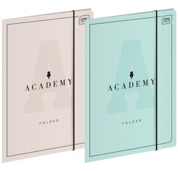 TECZKA Z GUMKĄ A4 ACADEMY PASTEL