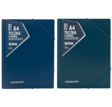 TECZKA Z GUMKĄ A4 PP MIX KOL ASTRA