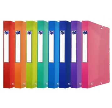 TECZKA Z GUMKĄ A4 PP SZEROKA OXFORD