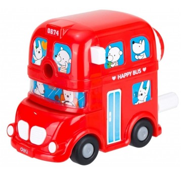 TEMPERÓWKA NA KORBKĘ CZERWONY AUTOBUS DELI