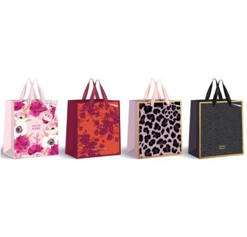 TORBA PREZENTOWA S MAŁA GOLD INTERDRUK