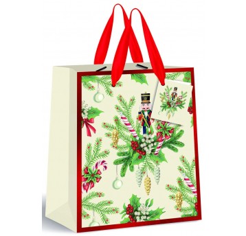 TORBA PREZENTOWA S ŚWIĄTECZNA CREAM INTERDRUK