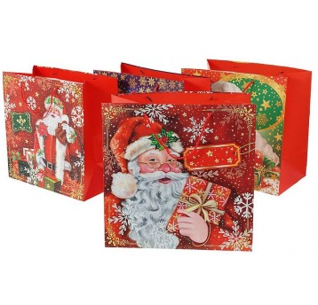 TORBA PREZENTOWA ŚWIĄTECZNA L