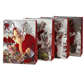 TORBA PREZENTOWA ŚWIĄTECZNA L