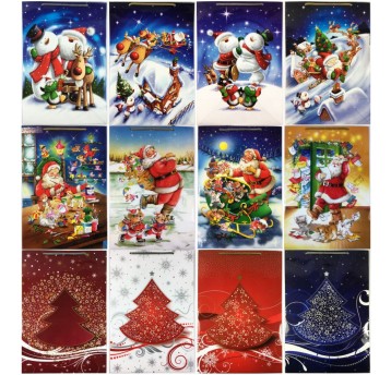 TORBA PREZENTOWA ŚWIĄTECZNA L T-16L