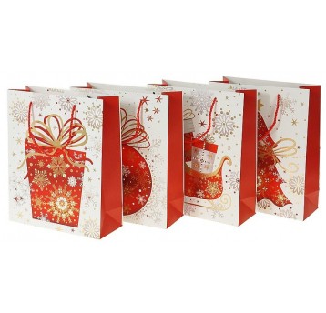 TORBA PREZENTOWA ŚWIĄTECZNA M