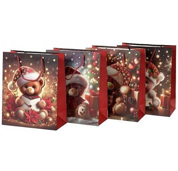 TORBA PREZENTOWA ŚWIĄTECZNA M
