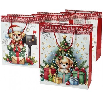 TORBA PREZENTOWA ŚWIĄTECZNA M