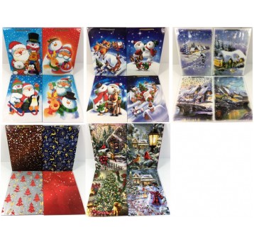 TORBA PREZENTOWA ŚWIĄTECZNA M T-2L