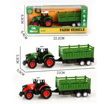 TRAKTOR METAL Z PRZYCZEPĄ