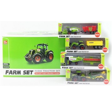 TRAKTOR METALOWY Z MASZYNĄ
