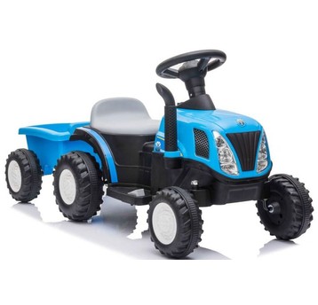 TRAKTOR NA AKUMULATOR Z PRZYCZEPĄ NIEBIESKI