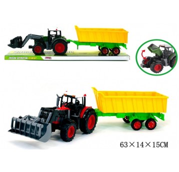 TRAKTOR Z MASZYNĄ