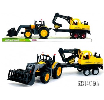 TRAKTOR Z MASZYNĄ