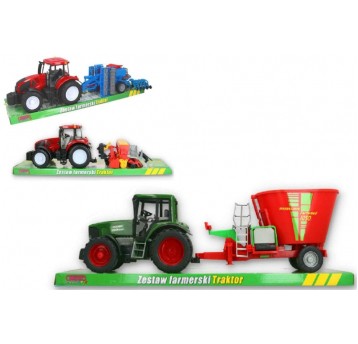 TRAKTOR Z MASZYNĄ ROLNICZĄ