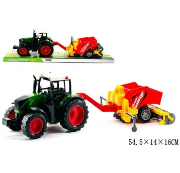 TRAKTOR Z MASZYNĄ ROLNICZĄ