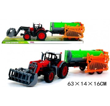 TRAKTOR Z MASZYNĄ ROLNICZĄ