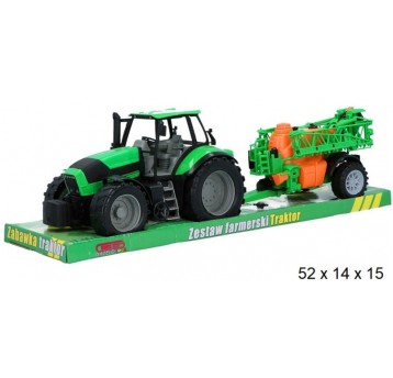 TRAKTOR Z MASZYNĄ ROLNICZĄ