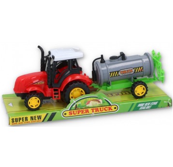 TRAKTOR Z MASZYNĄ ROLNICZĄ