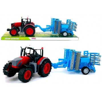 TRAKTOR Z MASZYNĄ ROLNICZĄ