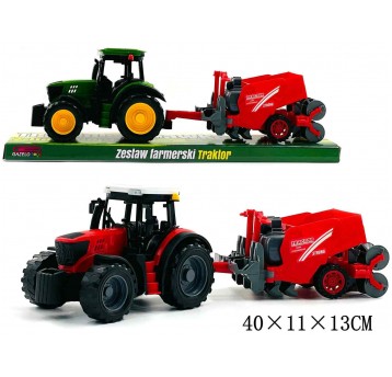 TRAKTOR Z MASZYNĄ ROLNICZĄ