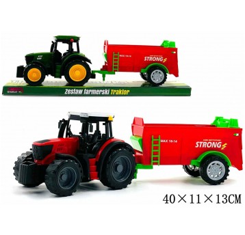 TRAKTOR Z MASZYNĄ ROLNICZĄ