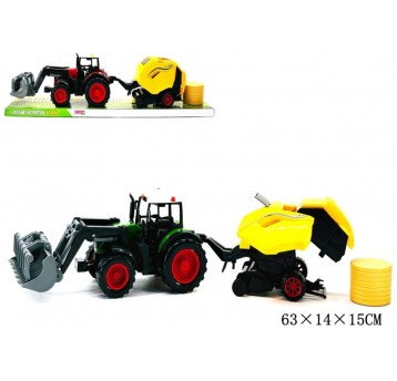 TRAKTOR Z MASZYNĄ ROLNICZĄ