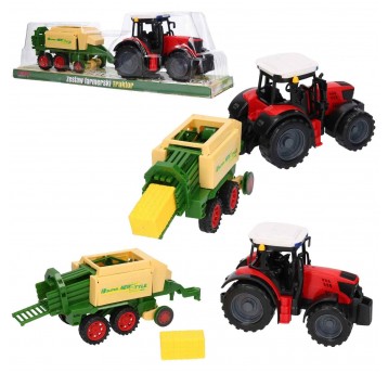 TRAKTOR Z MASZYNĄ ROLNICZĄ