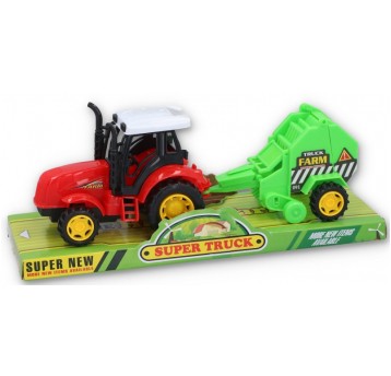 TRAKTOR Z MASZYNĄ ROLNICZĄ