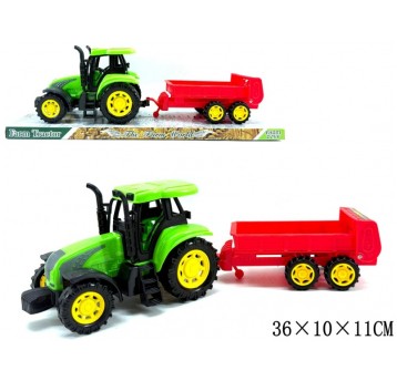 TRAKTOR Z MASZYNĄ ROLNICZĄ