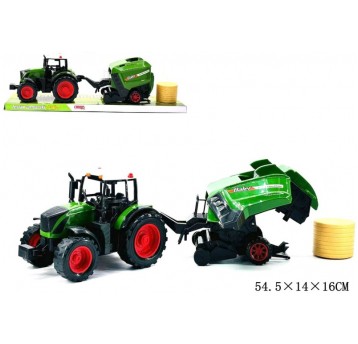 TRAKTOR Z MASZYNĄ ROLNICZĄ