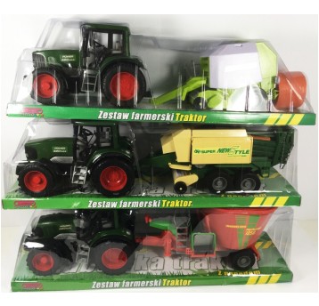 TRAKTOR Z MASZYNĄ ROLNICZĄ MIX