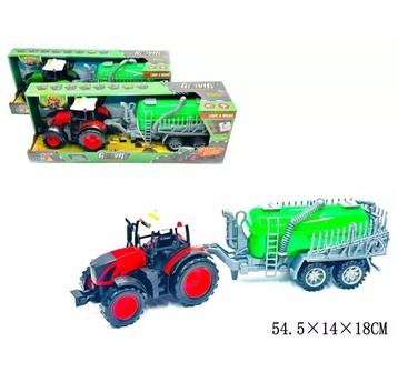 TRAKTOR Z MASZYNĄ ŚWIATŁO I DŹWIĘK