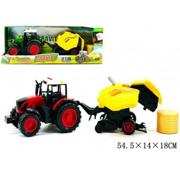 TRAKTOR Z MASZYNĄ ŚWIATŁO I DŹWIĘK