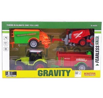 TRAKTOR Z MASZYNAMI BOX