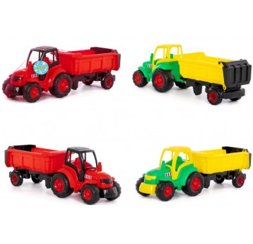 TRAKTOR Z NACZEPĄ MISTRZ POLESIE 0445