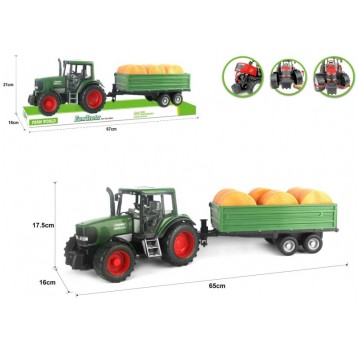 TRAKTOR Z PRZYCZEPĄ