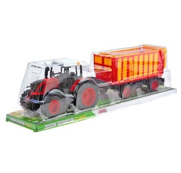 TRAKTOR Z PRZYCZEPĄ