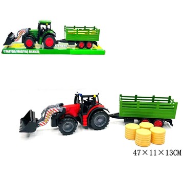 TRAKTOR Z PRZYCZEPĄ