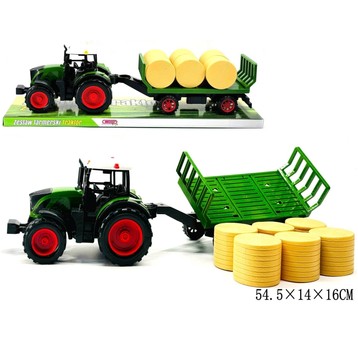 TRAKTOR Z PRZYCZEPĄ