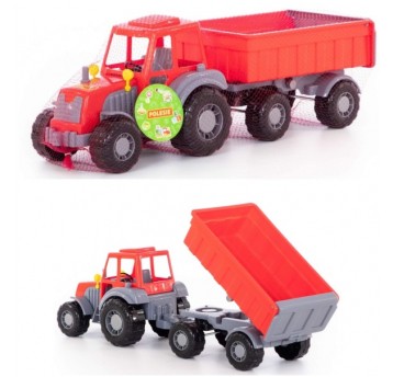 TRAKTOR Z PRZYCZEPĄ ALTAJ POLESIE