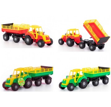 TRAKTOR Z PRZYCZEPĄ ALTAJ POLESIE