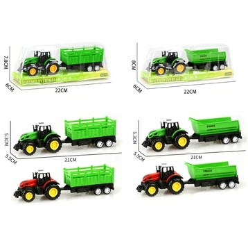 TRAKTOR Z PRZYCZEPĄ