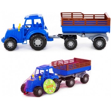 TRAKTOR Z PRZYCZEPĄ MAJSTER POLESIE