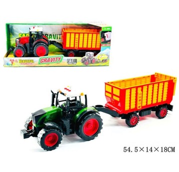 TRAKTOR Z PRZYCZEPĄ ŚWIATŁO I DŹWIĘK