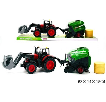 TRAKTOR Z TUREM I PRASĄ