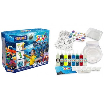 TUBI JELLY ZESTAW OCEAN 8 KOLORÓW DUŻE AKWARIUM