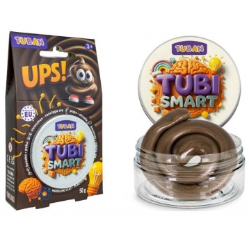 TUBI SMART PLASTELINA W PUSZCE UPS! BRĄZOWA