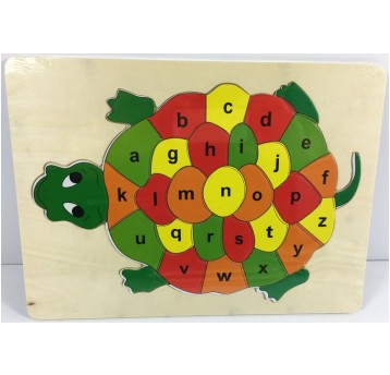 UKŁADANKA DREWNIANA ŻÓŁW