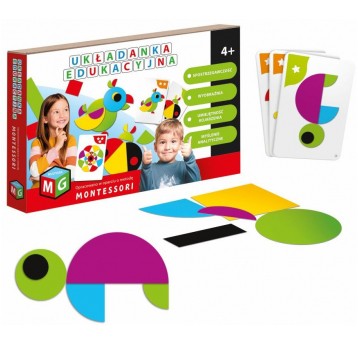 UKŁADANKA EDUKACYJNA MONTESSORI - PAPUGA